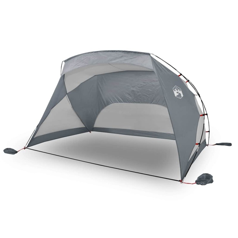 vidaXL Σκηνή Παραλίας Γκρι 274x178x170/148 εκ. Πολυεστέρας 185T