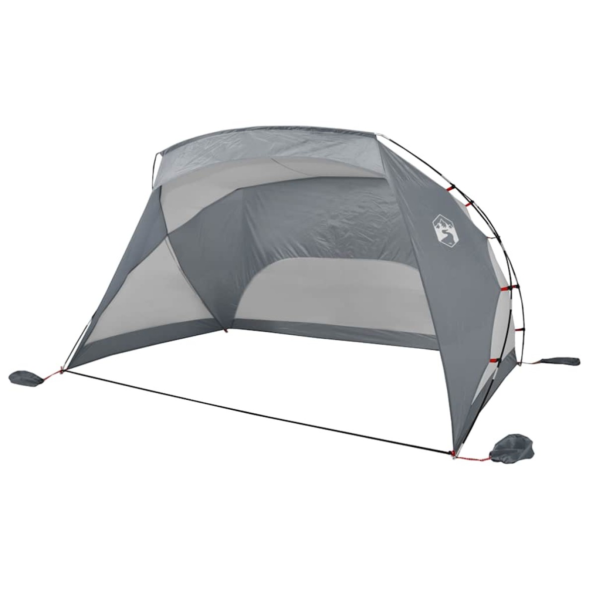 vidaXL Σκηνή Παραλίας Γκρι 274x178x170/148 εκ. Ταφτάς 185T