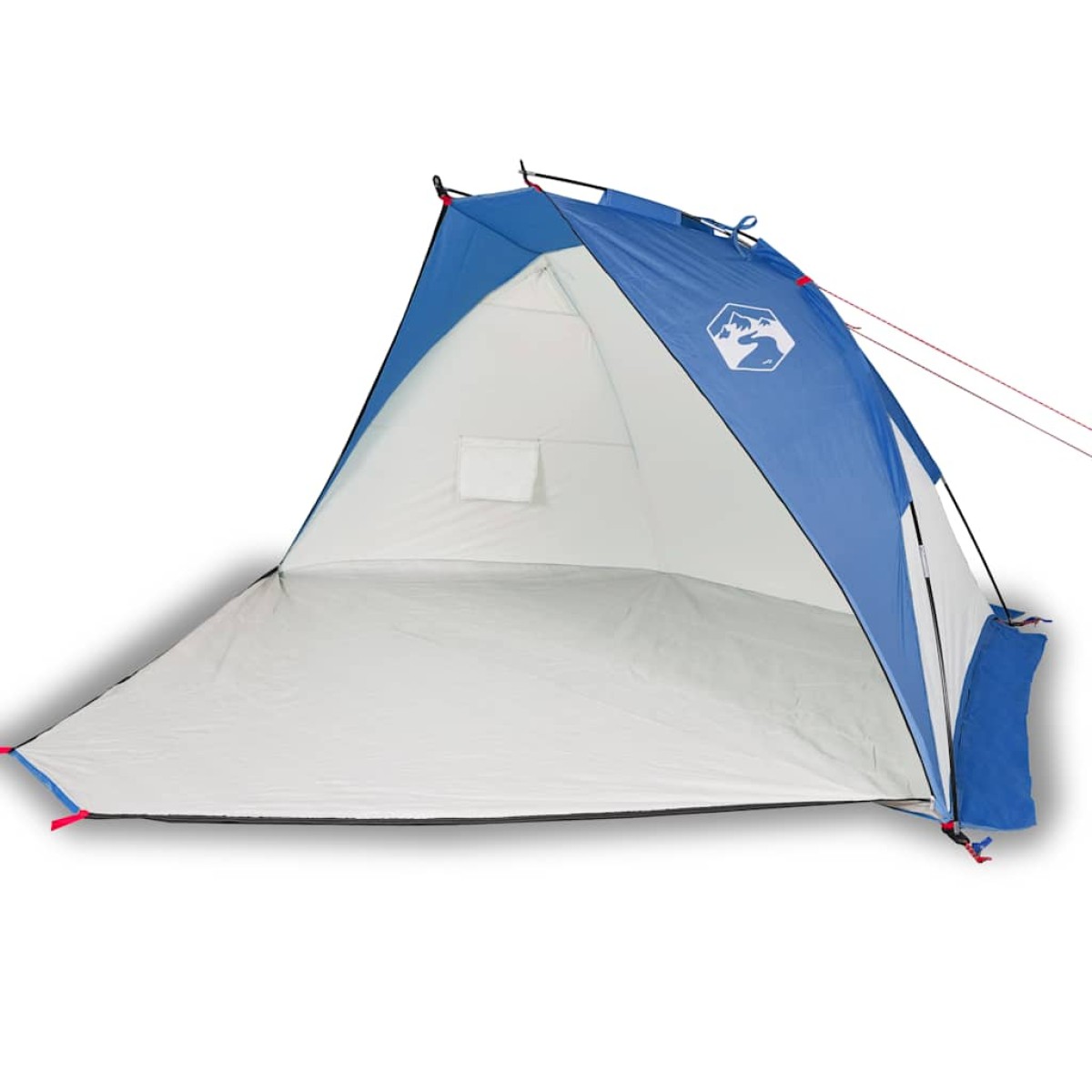 vidaXL Σκηνή Παραλίας Γαλάζια 268x223x125 εκ. από Ταφτά 185T
