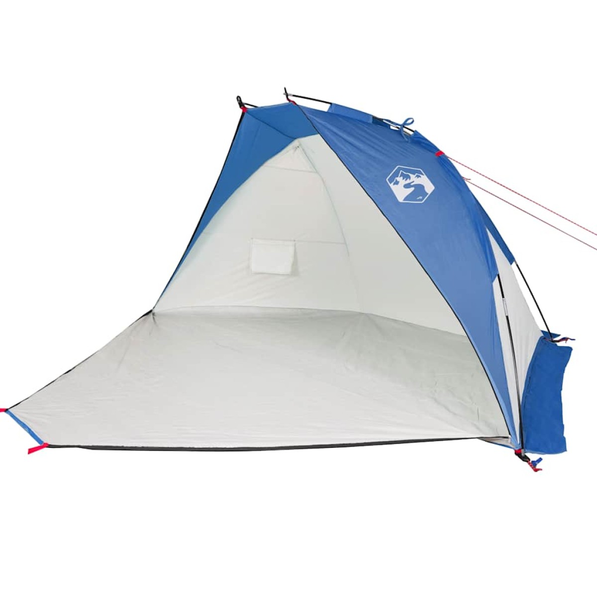 vidaXL Σκηνή Παραλίας Γαλάζια 268x223x125 εκ. από Ταφτά 185T