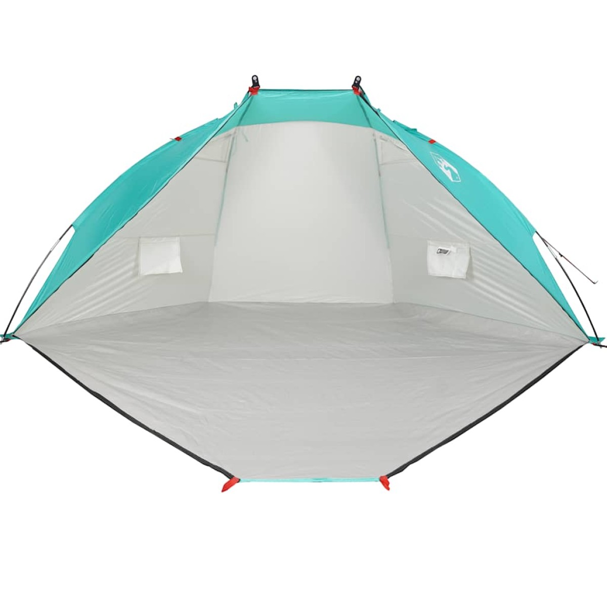 vidaXL Σκηνή Παραλίας Πράσινο Θάλασσας 268x223x125 εκ. Ταφτάς 185T