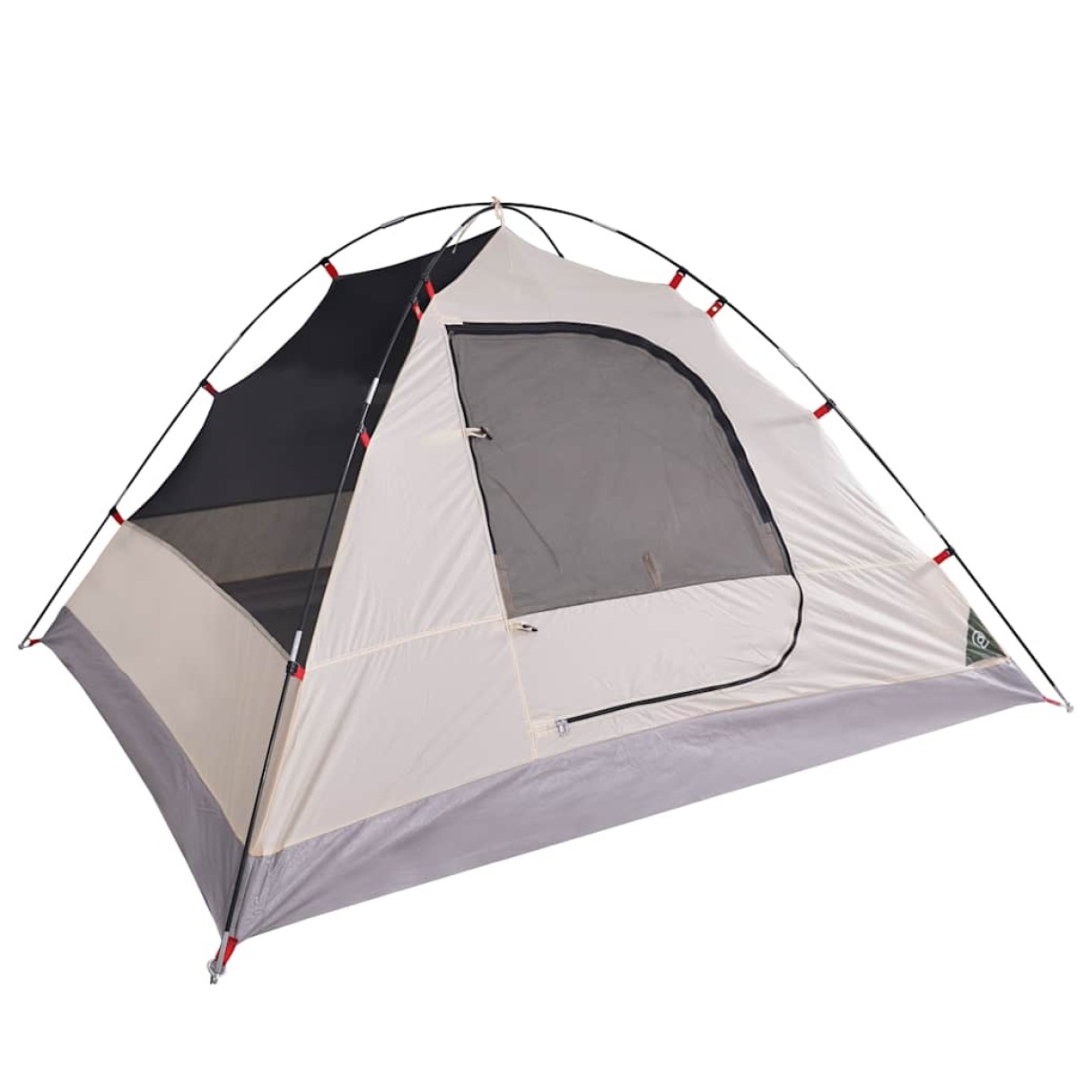 vidaXL Σκηνή Κάμπινγκ 3 Ατόμων Πράσινη 240x217x120 εκ. από Ταφτά 190T