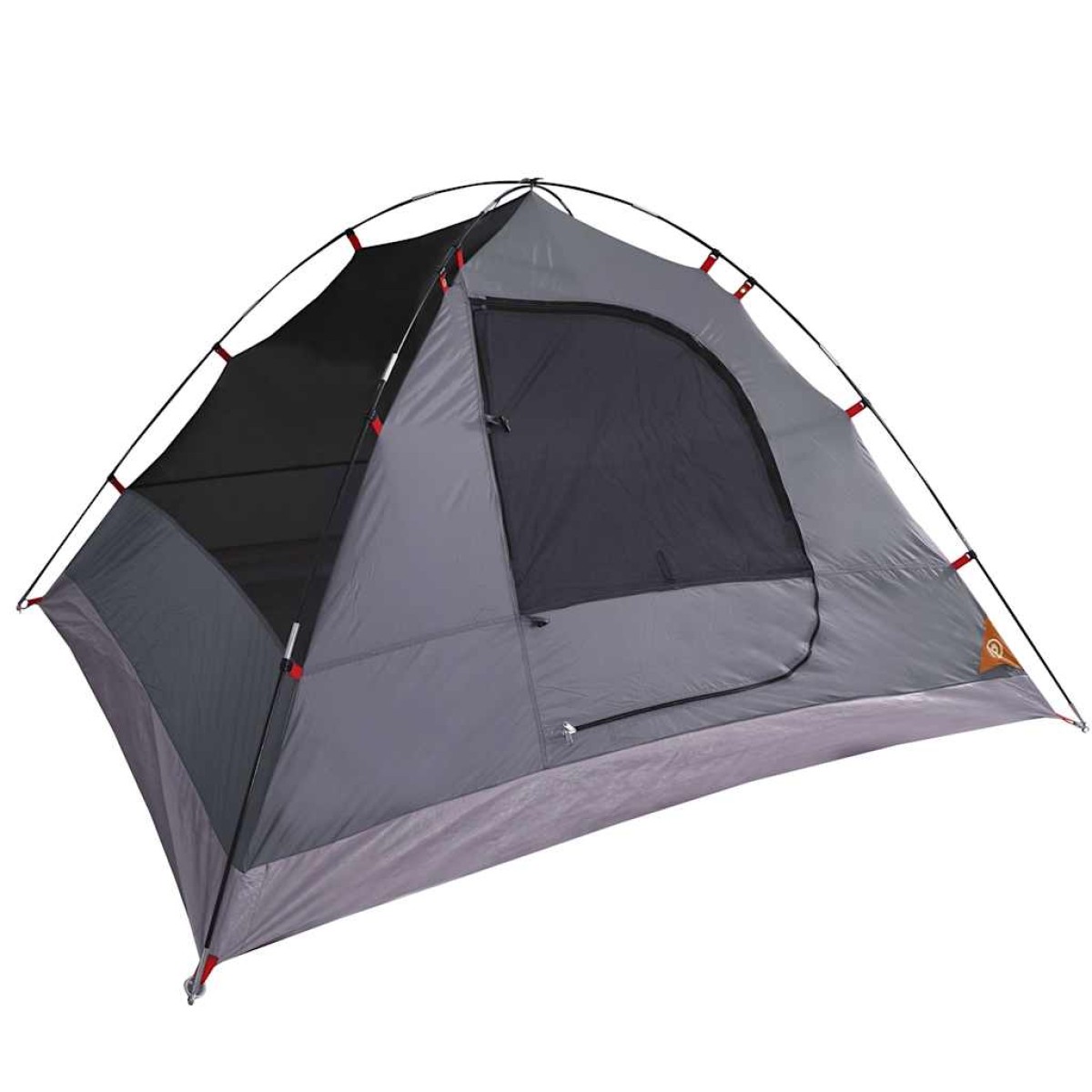 vidaXL Σκηνή Κάμπινγκ 3 Ατ. Γκρι/Πορτοκαλί 240x217x120 εκ. Ταφτάς 190T
