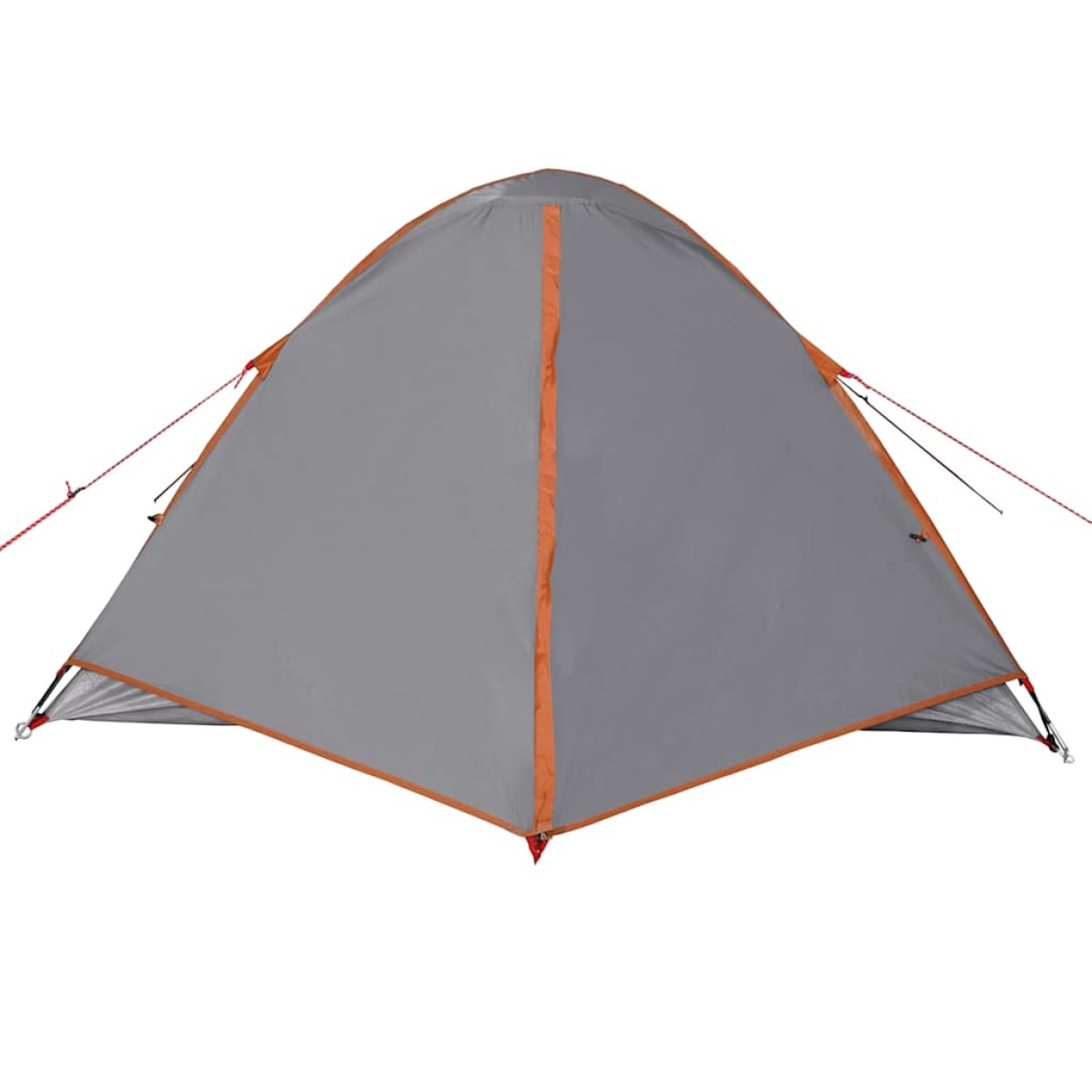 vidaXL Σκηνή Κάμπινγκ 3 Ατ. Γκρι/Πορτοκαλί 240x217x120 εκ. Ταφτάς 190T