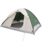 vidaXL Σκηνή Κάμπινγκ 6 Ατόμων Πράσινη 348x340x190 εκ. από Ταφτά 190T
