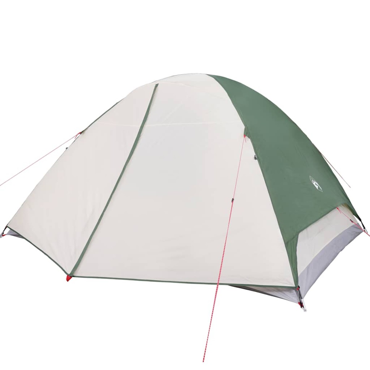 vidaXL Σκηνή Κάμπινγκ 6 Ατόμων Πράσινη 348x340x190 εκ. από Ταφτά 190T