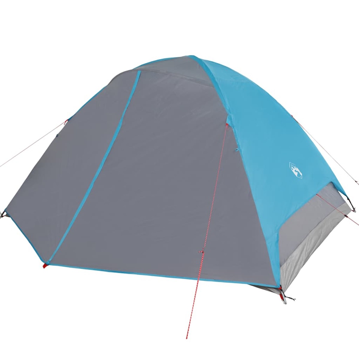 vidaXL Σκηνή Κάμπινγκ 6 Ατόμων Μπλε 348x340x190 εκ. από Ταφτά 190T