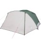 vidaXL Σκηνή Κάμπινγκ 4 Ατόμων Πράσινη 350x280x155 εκ. από Ταφτά 190T