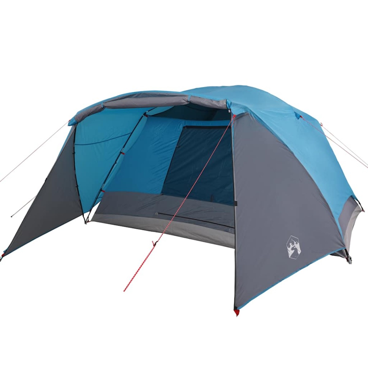 vidaXL Σκηνή Κάμπινγκ 4 Ατόμων Μπλε 350x280x155 εκ. από Ταφτά 190T