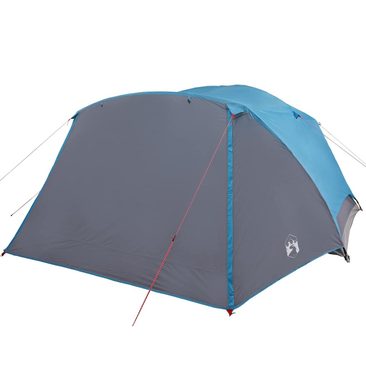 vidaXL Σκηνή Κάμπινγκ 6 Ατόμων Μπλε 412x370x190 εκ. από Ταφτά 190T
