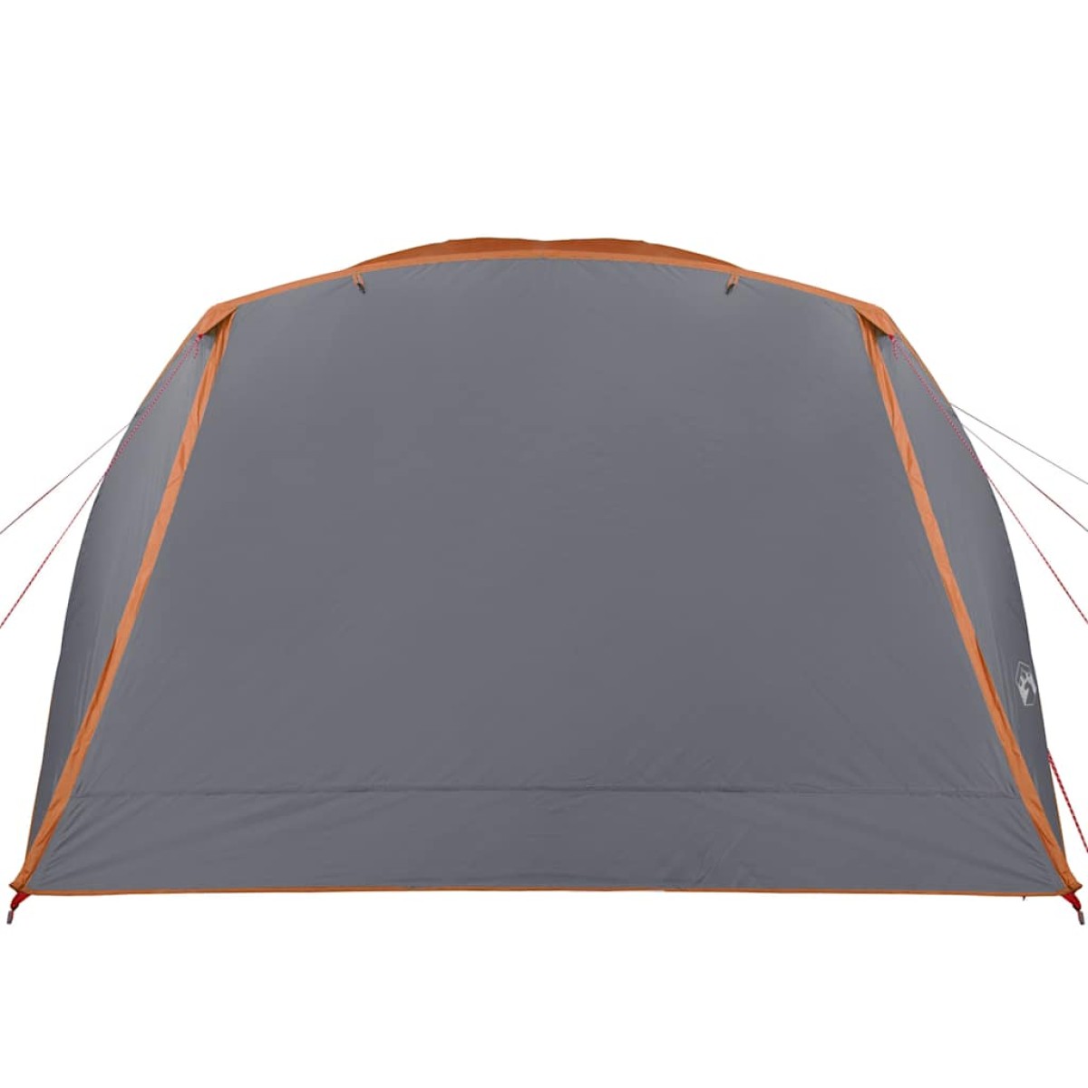 vidaXL Σκηνή Κάμπινγκ 6 Ατ. Γκρι/Πορτοκαλί 412x370x190 εκ. Ταφτάς 185T