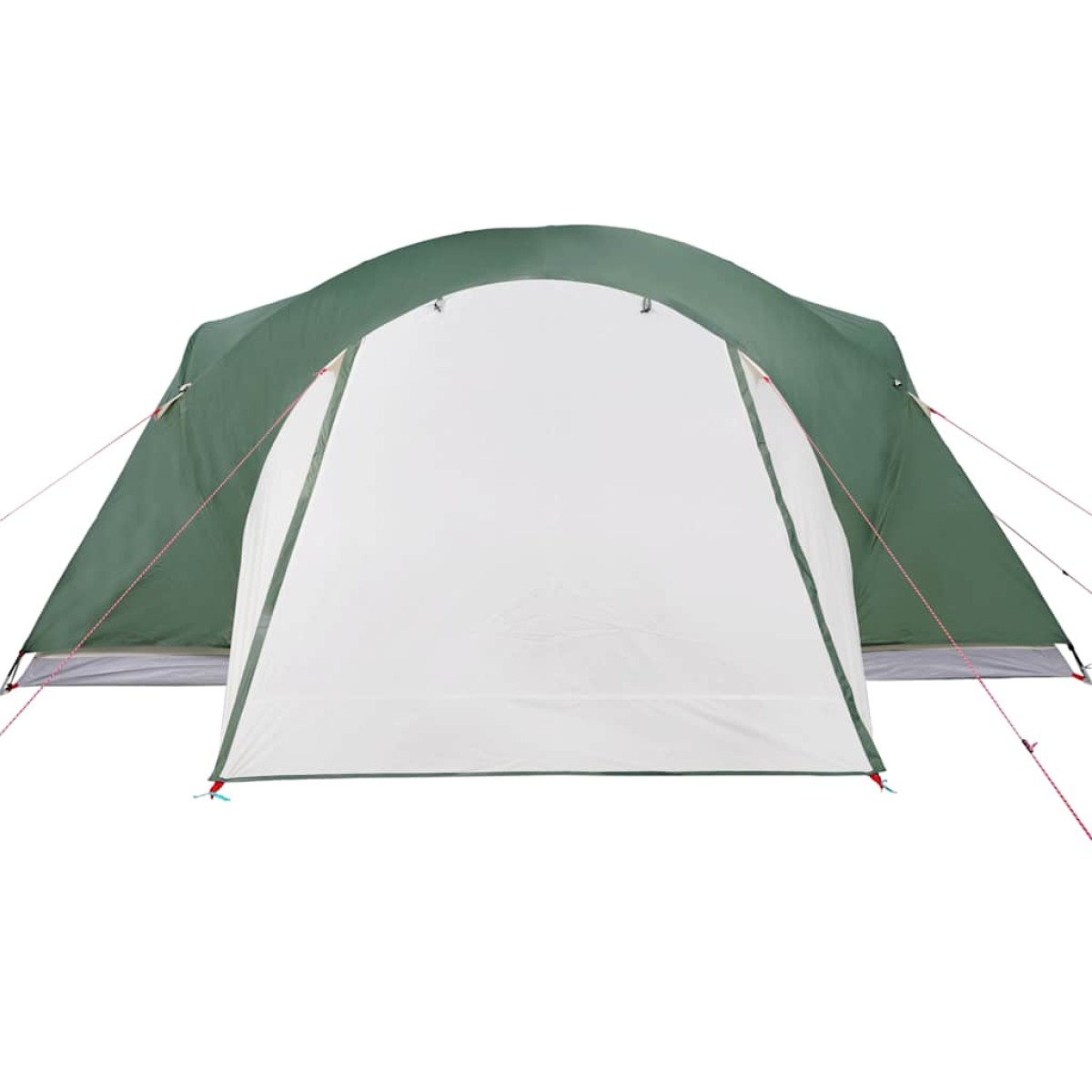 vidaXL Σκηνή Κάμπινγκ 8 Ατόμων Πράσινη 360x430x195 εκ. από Ταφτά 190T