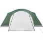 vidaXL Σκηνή Κάμπινγκ 8 Ατόμων Πράσινη 360x430x195 εκ. από Ταφτά 190T