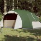 vidaXL Σκηνή Κάμπινγκ 8 Ατόμων Πράσινη 360x430x195 εκ. από Ταφτά 190T