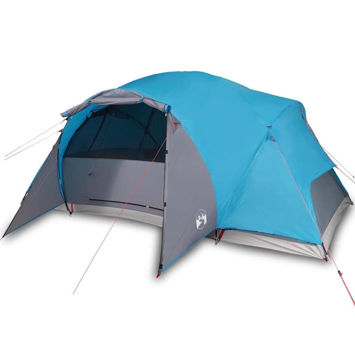 vidaXL Σκηνή Κάμπινγκ 8 Ατόμων Μπλε 360x430x195 εκ. από Ταφτά 190T