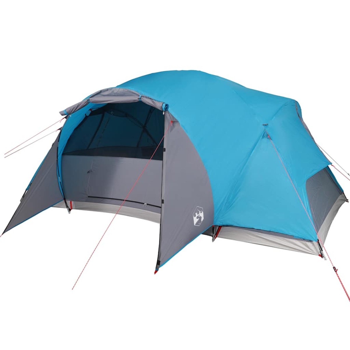 vidaXL Σκηνή Κάμπινγκ 8 Ατόμων Μπλε 360x430x195 εκ. από Ταφτά 190T