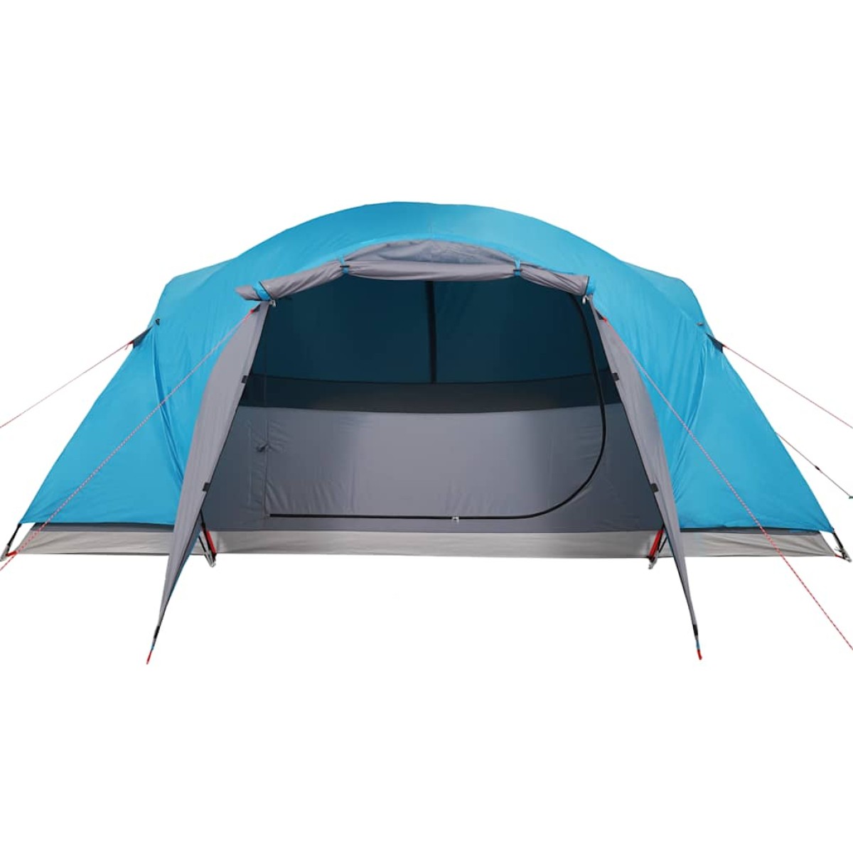 vidaXL Σκηνή Κάμπινγκ 8 Ατόμων Μπλε 360x430x195 εκ. από Ταφτά 190T