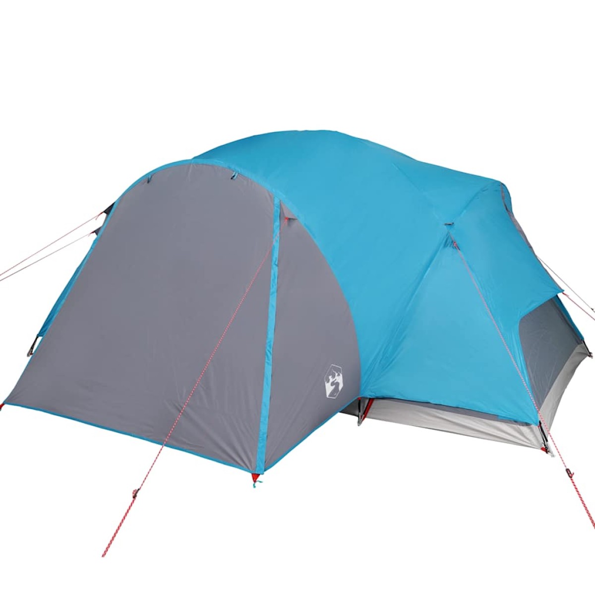 vidaXL Σκηνή Κάμπινγκ 8 Ατόμων Μπλε 360x430x195 εκ. από Ταφτά 190T