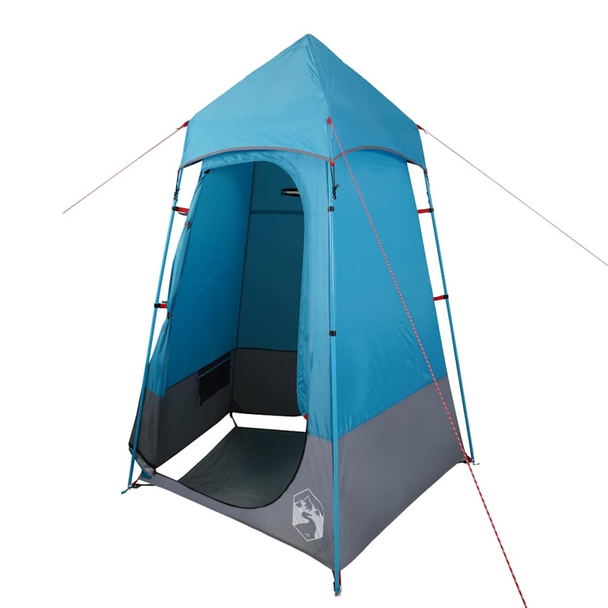vidaXL Σκηνή Τουαλέτας/Ντουζιέρας Μπλε 121x121x225 εκ. Ταφτάς 190T