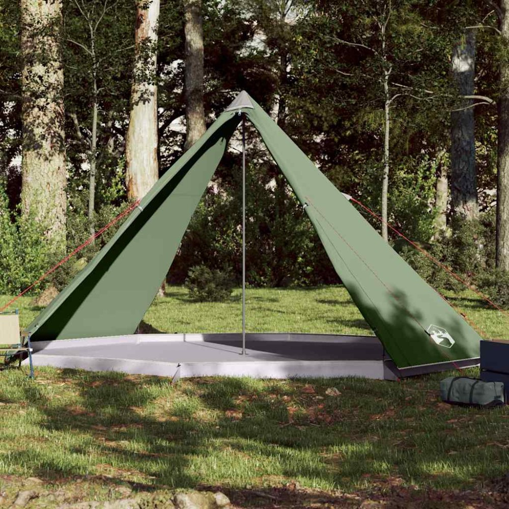 vidaXL Σκηνή Οικογενειακή Tipi 8 Ατόμων Αδιάβροχη Πράσινη