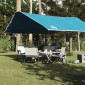 vidaXL Μουσαμάς Κάμπινγκ Αδιάβροχος Μπλε 420x440 εκ.