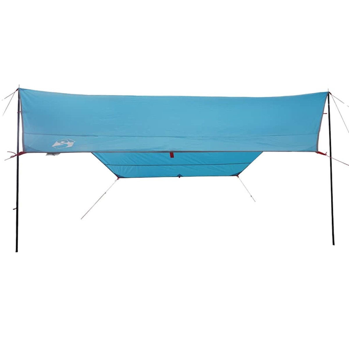 vidaXL Μουσαμάς Κάμπινγκ Αδιάβροχος Μπλε 430x380x210 εκ.