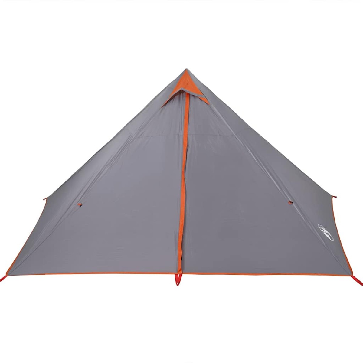 vidaXL Σκηνή Κάμπινγκ Tipi 7 Ατόμων Αδιάβροχη Γκρι/Πορτοκαλί