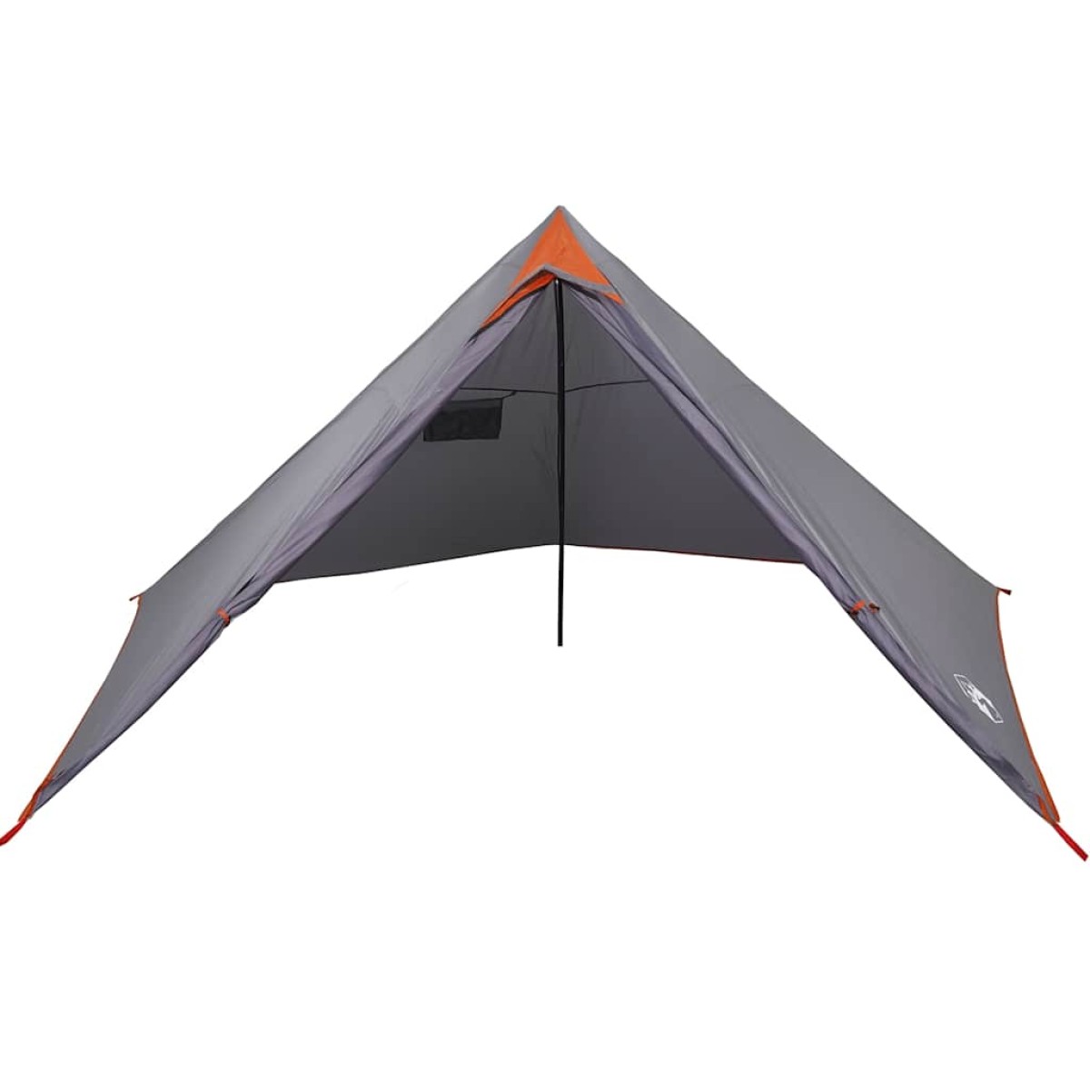 vidaXL Σκηνή Κάμπινγκ Tipi 7 Ατόμων Αδιάβροχη Γκρι/Πορτοκαλί
