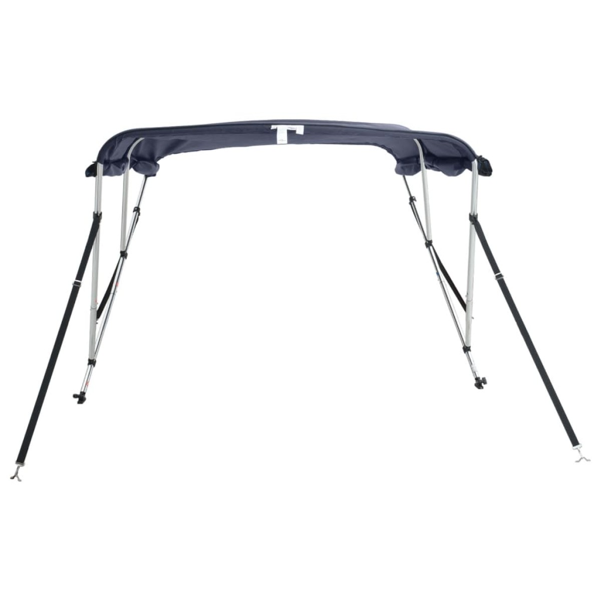 vidaXL Τέντα Σκάφους με 3 Αψίδες Τοιχώματα 183x(137-152)x137 εκ.
