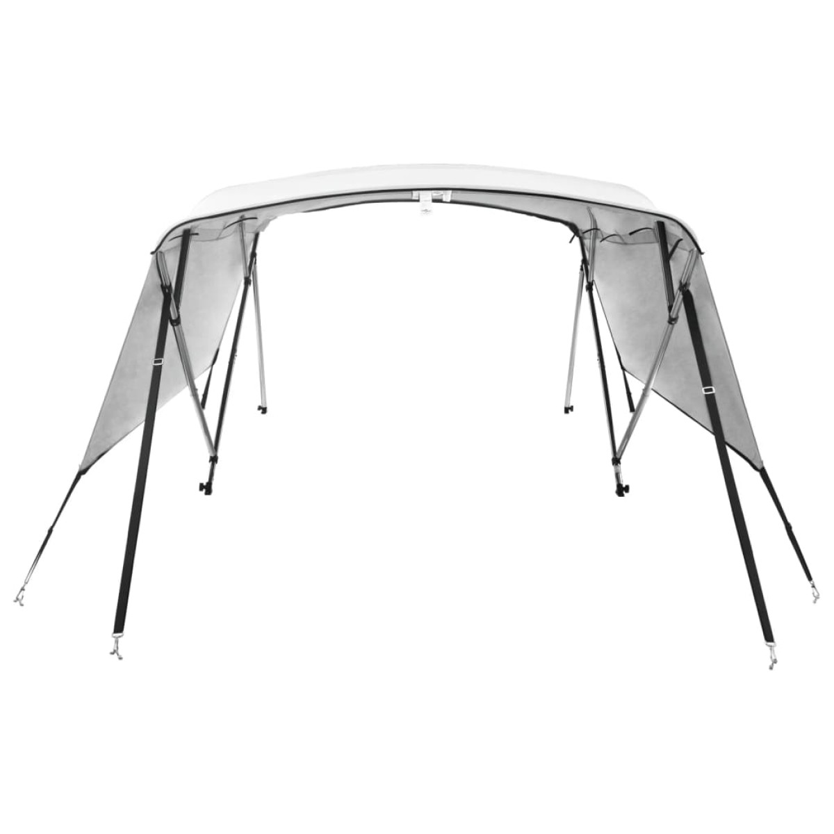 vidaXL Τέντα Σκάφους με 4 Αψίδες Τοιχώματα 243x(170-182)x137 εκ.
