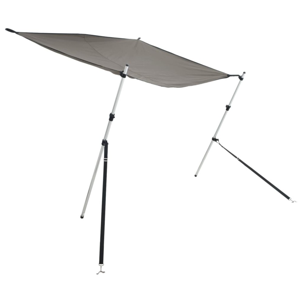 vidaXL Επέκταση Σκιάστρου Σχήμα Τ Ανθρακί 170x208x(115-183) εκ.