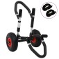 vidaXL Καροτσάκι SUP για ιστιοσανίδα Πτυσσόμενο 45 κ. Αλουμινίου