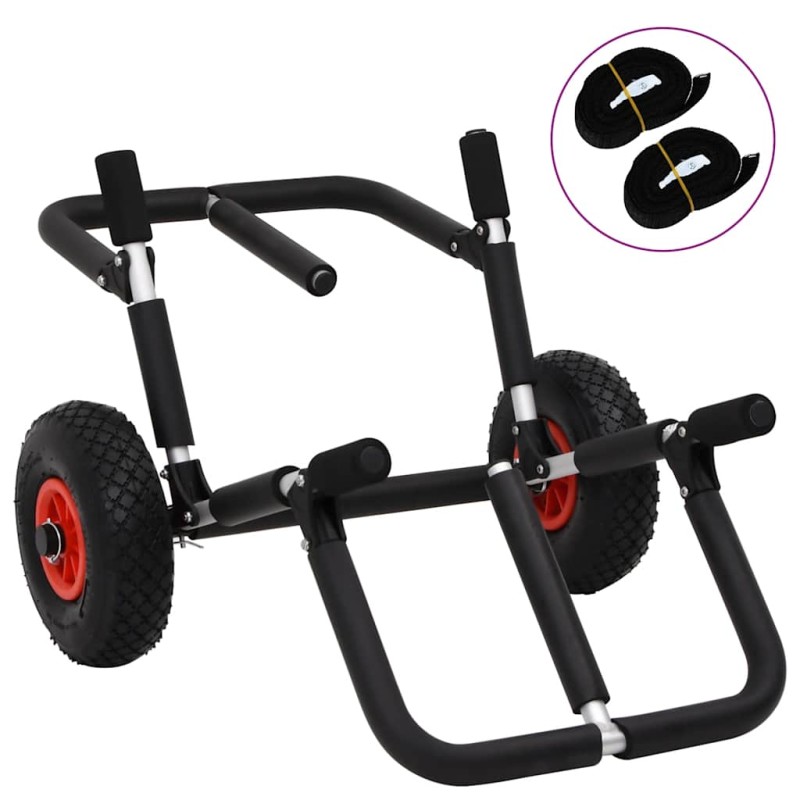 vidaXL Καροτσάκι SUP για 2 σανίδες σερφ Πτυσσόμενο 90 κ. Αλουμινίου