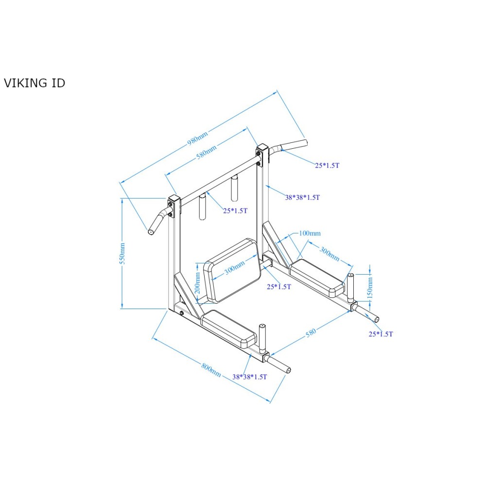 VIKING P-07 ΜΟΝΟΖΥΓΟ-ΔΙΖΥΓΟ ΤΟΙΧΟΥ