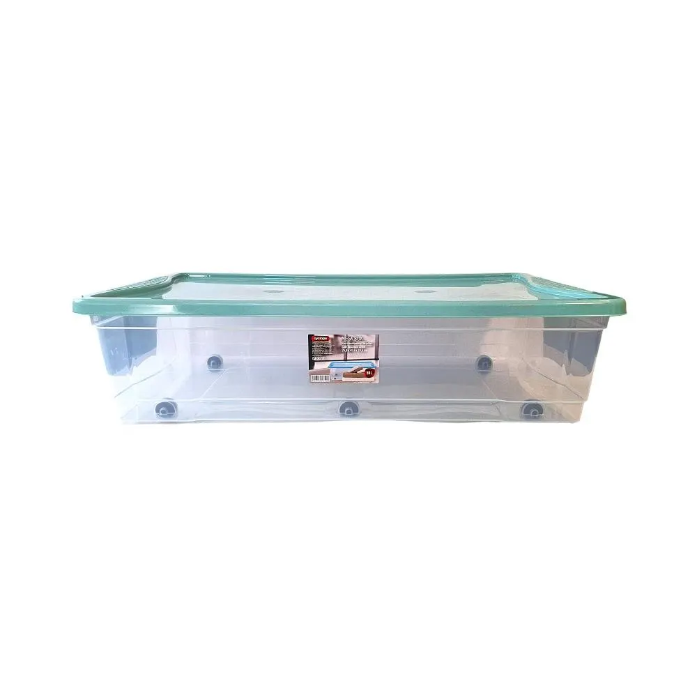Kουτί αποθήκευσης 50 λίτρο με ρόδες Υ19,4x75,8x45,8εκ.