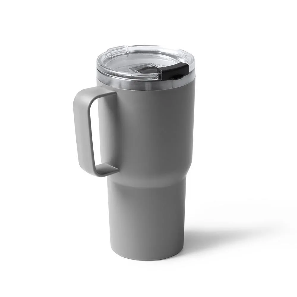 Θερμός - κούπα 500 ml γκρι ανοξείδωτο ατσάλι Υ18,9xØ9εκ.