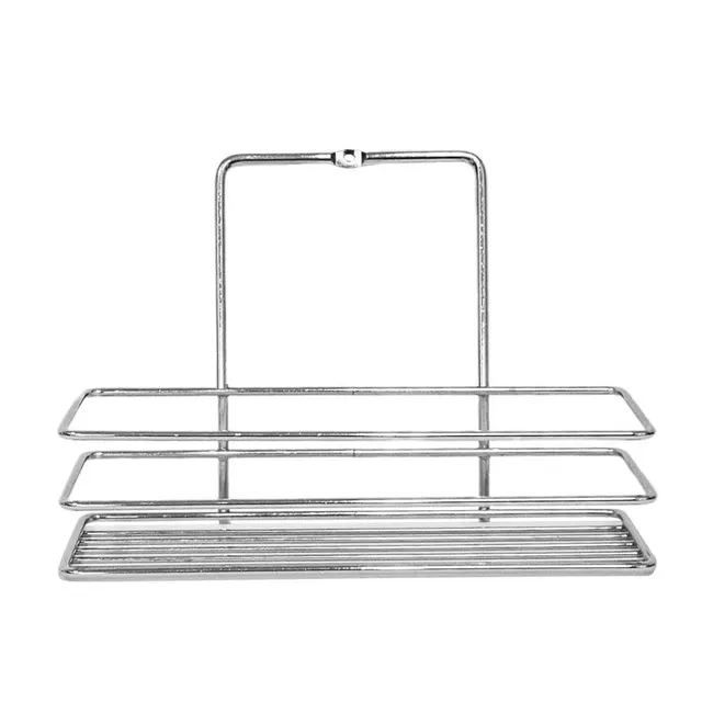 Ράφι μπάνιου Nextdeco επιχρωμιωμένο ατσάλι Υ16x8x23εκ