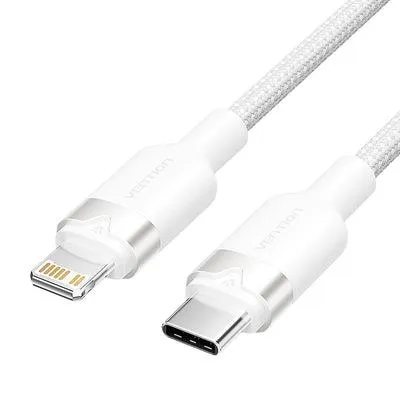 ΚΑΛΩΔΙΟ USB-C ΣΕ LIGHTNING/2Μ ΛΕΥΚΟ LALWH VENTION