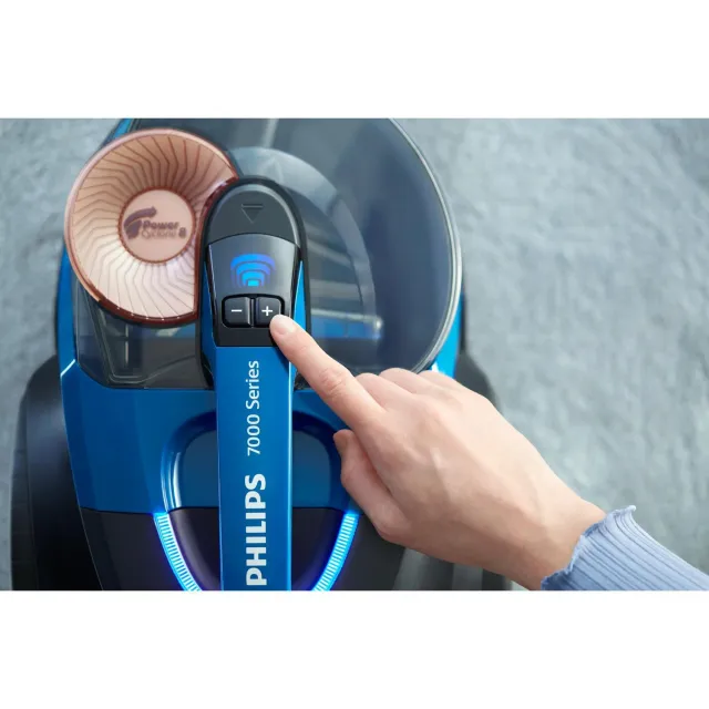 Ηλεκτρική Σκούπα PHILIPS PowerPro Expert σειρά 7000, Χωρίς σακούλα, 900 Watts, Χωρητικότητα 2 l, Θόρυβος 75 dB, Μαύρο, Βάρος 5.5 kg (FC9747/09)