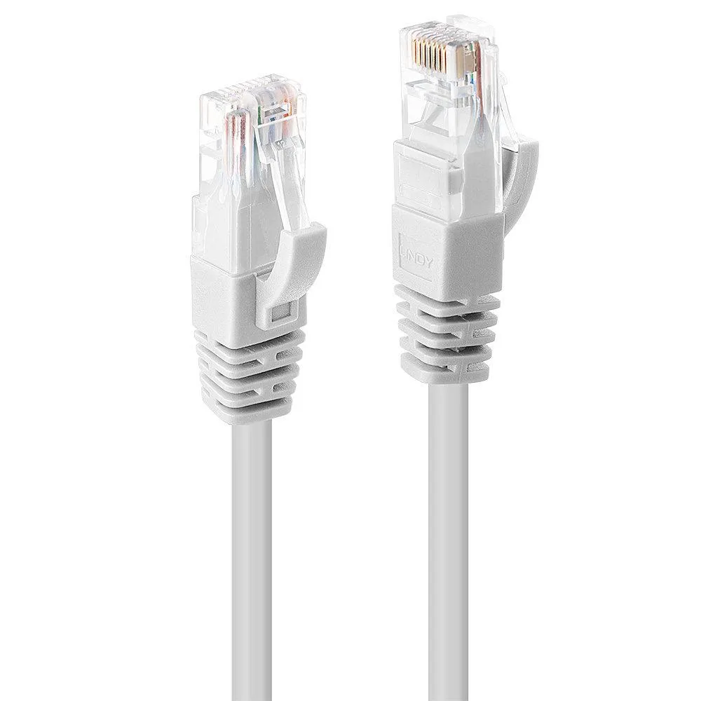 ΚΑΛΩΔΙΟ CAT6 U/UTP 0.5M/WHITE 48091 LINDY