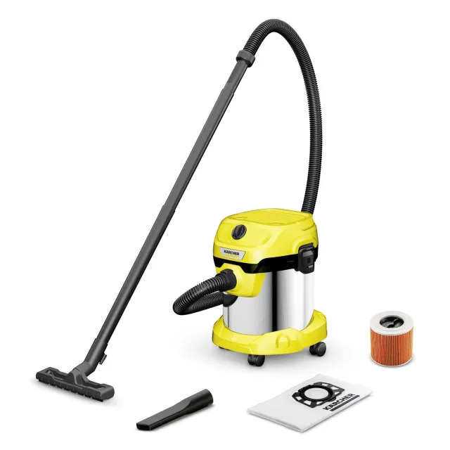 Σκούπα KARCHER Ικανότητα αναρρόφησης 220 AW, Ικανότητα εισόδου 1000 W, Χωρητικότητα σκόνης 15 L, Σκούπα τύπου τύμπανο, Τύπος καθαρισμού Ξηρός&υγρός (1.628-054.0)