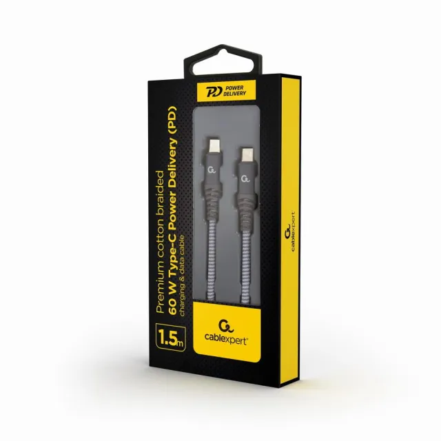 ΚΑΛΩΔΙΟ USB-C PD 1.5Μ/CC-USB2B-CMCM60-1.5M GEMBIRD
