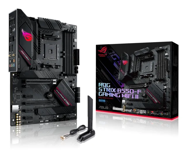 Μητρική πλακέτα ASUS AMD B550, SAM4, ATX, Μνήμη DDR4, Θέσεις μνήμης 4, 3xPCI-Express 3.0 1x, 1xPCI-Express 3.0 4x, 1xPCI-Express 4.0 16x, 2xM.2 (STRIXB550-)