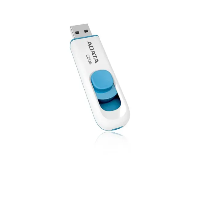 ΜΝΗΜΗ FLASH USB2 16GB/ΛΕΥΚΟ/ΜΠΛΕ AC008-16G-RWE A-DATA