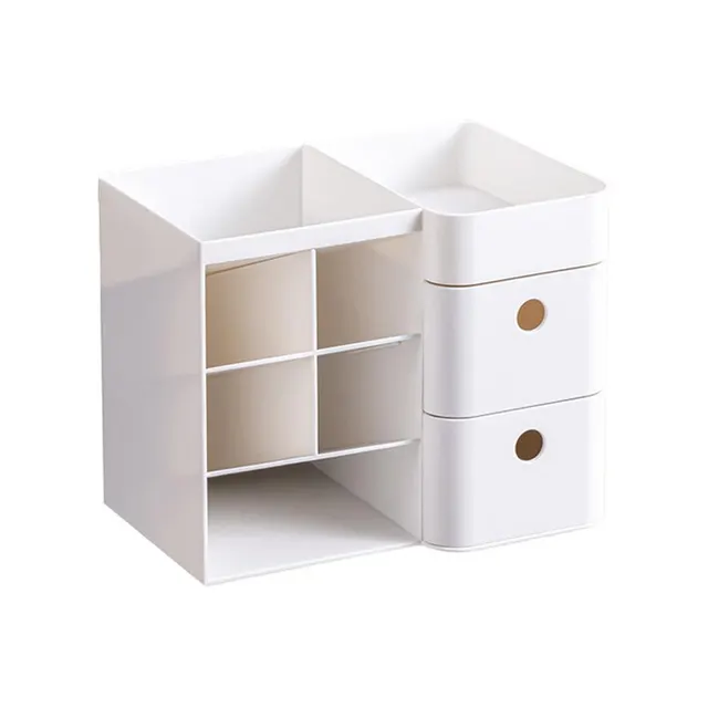 Organizer ή μολυβοθήκη λευκό Y17,5x20,5x15εκ.