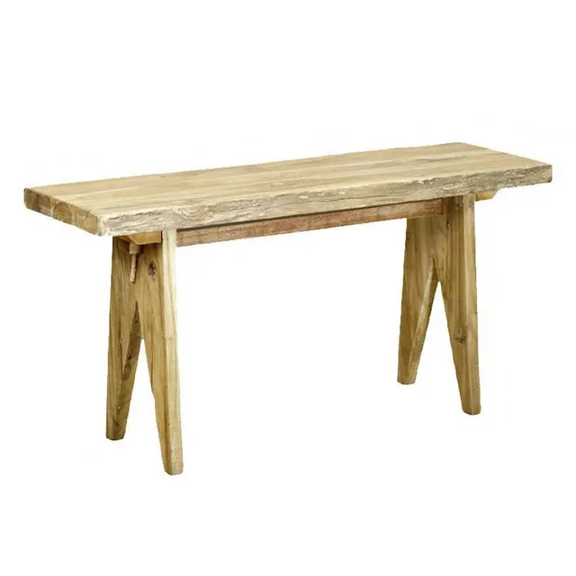 Παγκάκι Nextdeco μασίφ ξύλο teak Υ50×100×30εκ.