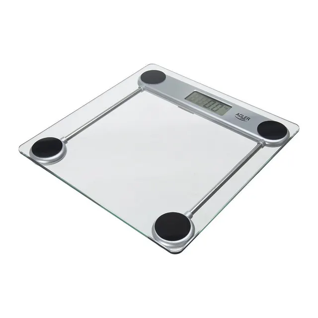 Ηλεκτρονική ζυγαριά μπάνιου Adler γυάλινη έως 150kg