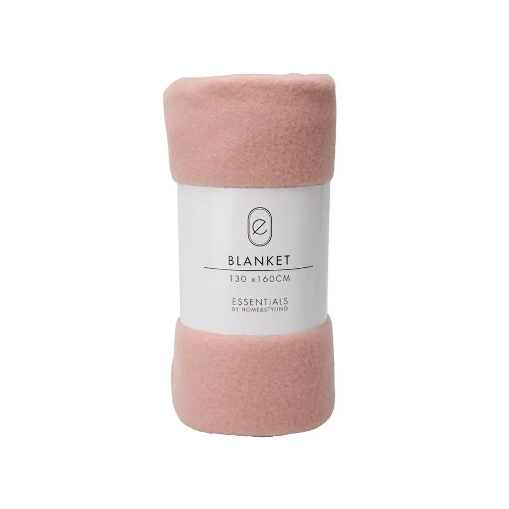 Κουβέρτα Fleece ροζ 130x160εκ.