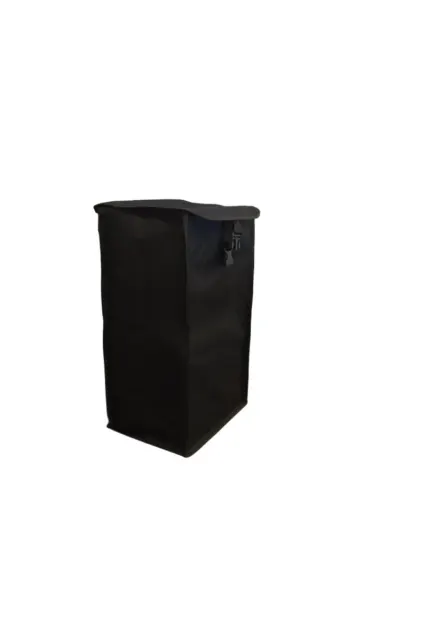 Τσάντα για παζάρι μαύρη Μαύρο 55x32x23 cm