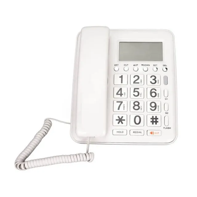 Ενσύρματο σταθερό τηλέφωνο - OHO-933 - 659337 - White